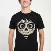 Henry Tiger Unisex PIXAR COCO - MIGUEL FACE - T-Shirt Print - Black
