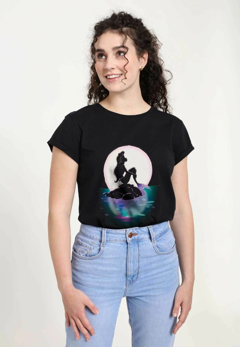 Henry Tiger Damen DISNEY THE LITTLE MERMAID - SUNSET ARIEL - T-Shirt Print - Black 1 Henry Tiger Damen DISNEY THE LITTLE MERMAID - SUNSET ARIEL - T-Shirt Print - Black