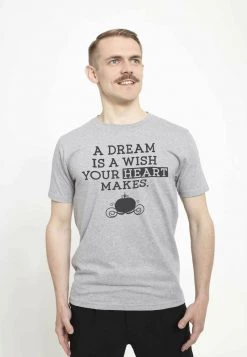 Henry Tiger DISNEY UNISEX DREAM WISH - T-Shirt Print - Melange Grey