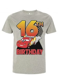 Henry Tiger Unisex PIXAR CARS 2 - LIGHTNING BIRTHDAY 16 - T-Shirt Print - Melange Grey -Günstiges Henry Tiger Geschäft dfc7e68345ca418292d3ae0f5608d90c