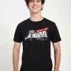 Henry Tiger MARVEL OTHER - MARVEL ARMOR UP - T-Shirt Print - Black | Unisex