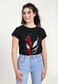 Henry Tiger Damen MARVEL OTHER - PETER VENOM - T-Shirt Print - Black -Günstiges Henry Tiger Geschäft e0a8fd5cda7a49978c35ea94426f96b3