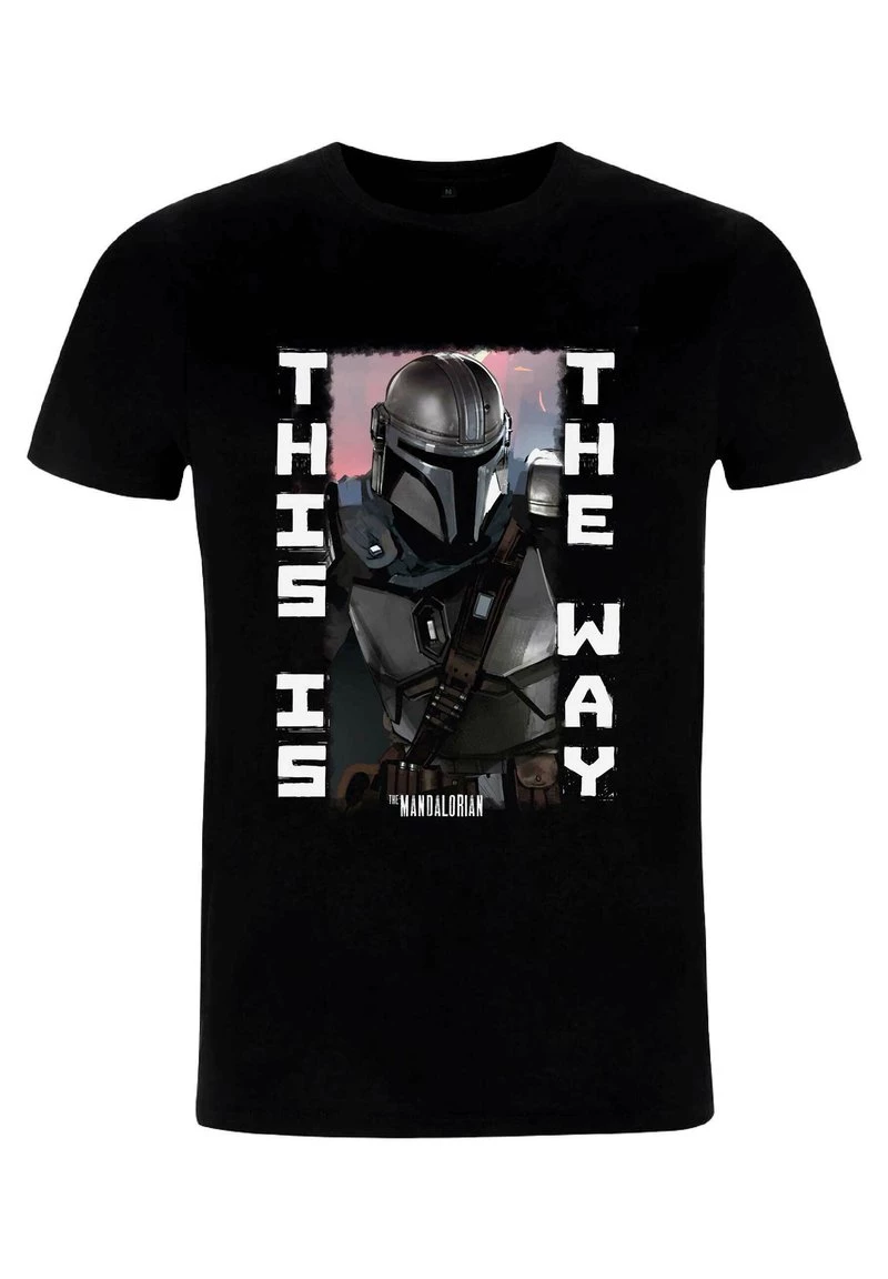 Henry Tiger Unisex STAR WARS: THE MANDALORIAN - BLASTER BATTLE - T-Shirt Print - Black 4 Henry Tiger Unisex STAR WARS: THE MANDALORIAN - BLASTER BATTLE - T-Shirt Print - Black – Bild 4