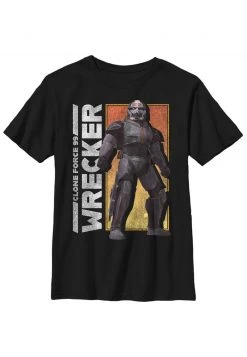 Henry Tiger Unisex STAR WARS WRECKER - T-Shirt Print - Black