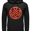 Henry Tiger Unisex MARVEL NEON SYMBOL - Kapuzenpullover - Black