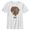 Henry Tiger Unisex STAR WARS KIDS POE HEAD FILL - T-Shirt Print - White