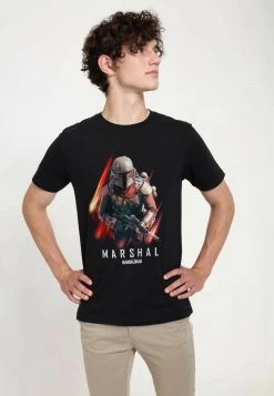 Henry Tiger Unisex STAR WARS: THE MANDALORIAN - MARSHAL ACTION - T-Shirt Print - Black -Günstiges Henry Tiger Geschäft e1801f202bd94d44a3ef6903edfc76e1