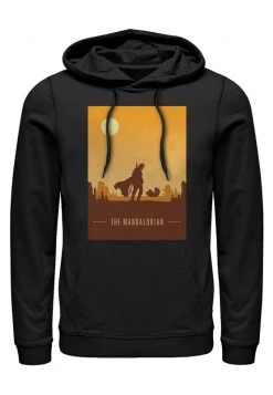 Henry Tiger Unisex STAR WARS MANDO AND CHILD - Kapuzenpullover - Black