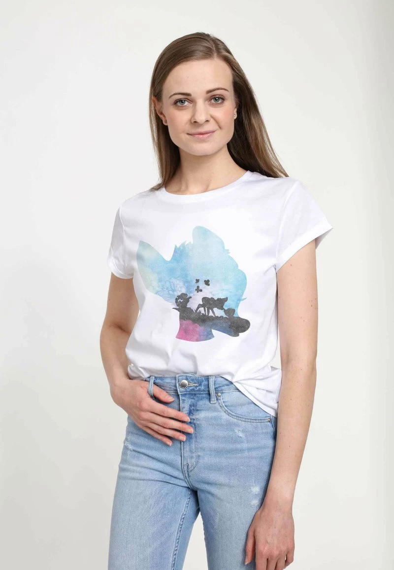 Henry Tiger Damen DISNEY CLASSICS BAMBI - WATERCOLOR BAMBI - T-Shirt Print - White 3 Henry Tiger Damen DISNEY CLASSICS BAMBI - WATERCOLOR BAMBI - T-Shirt Print - White – Bild 3