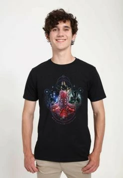 Henry Tiger MARVEL UNISEX CELESTIALS FOUR - T-Shirt Print - Black