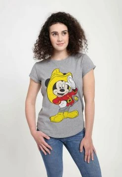Henry Tiger Damen DISNEY CLASSICS MICKEY CLASSIC - MICKEY FIREFIGHTER - T-Shirt Print - Melange Grey -Günstiges Henry Tiger Geschäft e24de2e5142b4c57ab495db139b42792