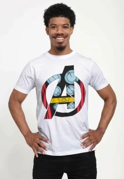 Henry Tiger Unisex MARVEL AVENGERS CLASSIC - AVENGER THOR COSTUME - T-Shirt Print - White