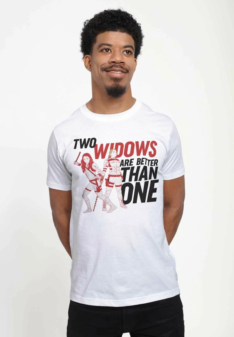 Henry Tiger Unisex MARVEL BLACK WIDOW - TWO WIDOWS - T-Shirt Print - White 3 Henry Tiger Unisex MARVEL BLACK WIDOW - TWO WIDOWS - T-Shirt Print - White – Bild 3