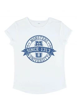 Henry Tiger Damen PIXAR MONSTER'S INC. - MU VINTAGE LOGO - T-Shirt Print - White -Günstiges Henry Tiger Geschäft e35367fc8c76473da56a941b7436c064