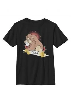 Henry Tiger Unisex DISNEY KING - T-Shirt Print - Black