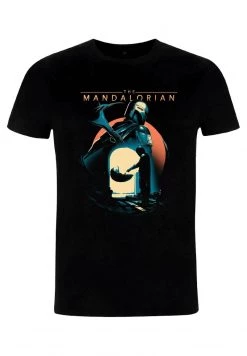 Henry Tiger Unisex STAR WARS: THE MANDALORIAN - FIRST ENCOUNTER - T-Shirt Print - Black -Günstiges Henry Tiger Geschäft e39f049cc9534f7fbf57e44492ae3dca