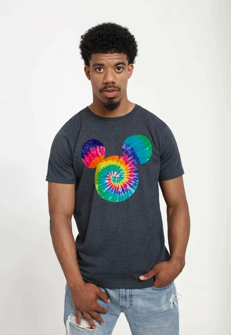 Henry Tiger DISNEY CLASSICS UNISEX MICKEY - T-Shirt Print - Melange Black 1 Henry Tiger DISNEY CLASSICS UNISEX MICKEY - T-Shirt Print - Melange Black