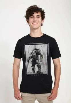 Henry Tiger Unisex MARVEL AVENGERS: INFINITY WAR - MAD TITAN THANOS - T-Shirt Print - Black