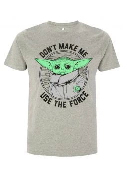 Henry Tiger STAR WARS: THE MANDALORIAN - DON'T MAKE ME - T-Shirt Print - Melange Grey | Unisex -Günstiges Henry Tiger Geschäft e4a1ae9e9a844f7c8169377e6893aeb5