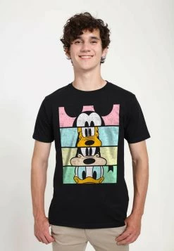 Henry Tiger Unisex DISNEY CLASSICS MICKEY CLASSIC - CREW CROP - T-Shirt Print - Black