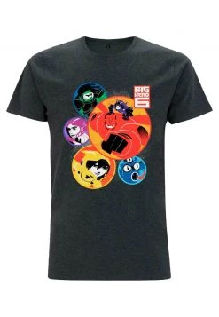 Henry Tiger DISNEY UNISEX ROUNDERS - T-Shirt Print - Melange Black -Günstiges Henry Tiger Geschäft e508b82139b54270a9c4e67b403d0fcf