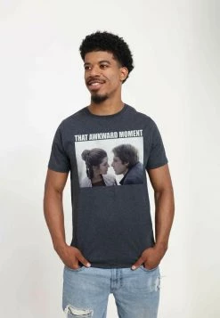 Henry Tiger Unisex T-Shirt Print - Melange Black