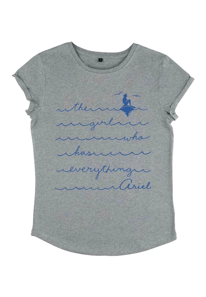 Henry Tiger DISNEY AIRLE - T-Shirt Print - Melange Grey | Damen 4 Henry Tiger DISNEY AIRLE - T-Shirt Print - Melange Grey | Damen – Bild 4