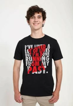 Henry Tiger MARVEL BLACK WIDOW - NO PAST - T-Shirt Print - Black | Unisex