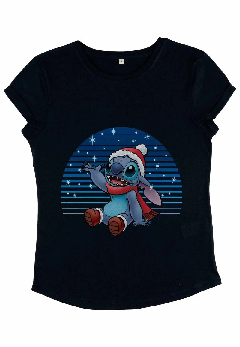 Henry Tiger Damen DISNEY CLASSICS LILO & STITCH - SNOWING STITCH - T-Shirt Print - Navy Blue 4 Henry Tiger Damen DISNEY CLASSICS LILO & STITCH - SNOWING STITCH - T-Shirt Print - Navy Blue – Bild 4