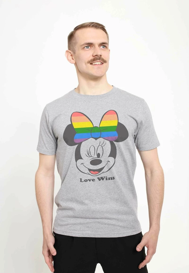 Henry Tiger Unisex DISNEY CLASSICS MICKEY CLASSIC - LOVE WINS - T-Shirt Print - Melange Grey 1 Henry Tiger Unisex DISNEY CLASSICS MICKEY CLASSIC - LOVE WINS - T-Shirt Print - Melange Grey