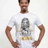 Henry Tiger Unisex DISNEY THE LION KING: LIVE ACTION - LION KING GROUP - T-Shirt Print - White