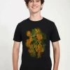 Henry Tiger MARVEL GUARDIANS OF THE GALAXY 2 - WATERCOLOR GROOT - T-Shirt Print - Black | Unisex