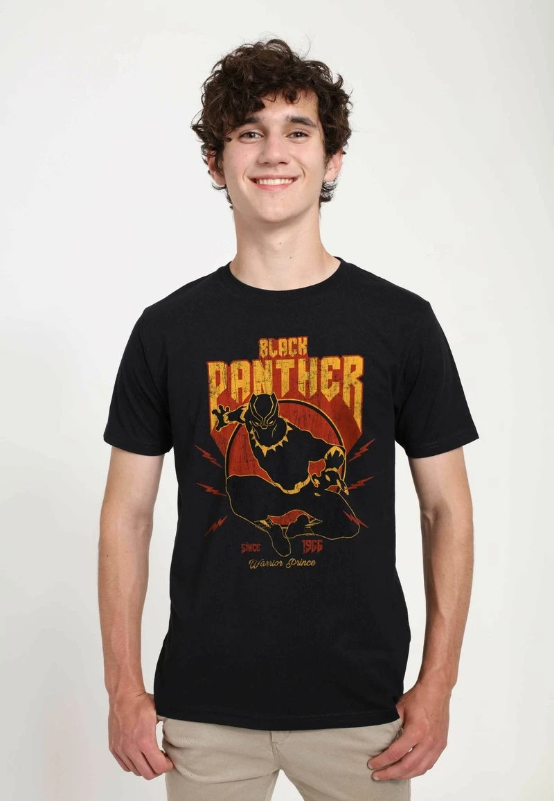 Henry Tiger Unisex MARVEL AVENGERS CLASSIC - LIGHTING PANTHER - T-Shirt Print - Black 1 Henry Tiger Unisex MARVEL AVENGERS CLASSIC - LIGHTING PANTHER - T-Shirt Print - Black