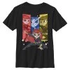 Henry Tiger Unisex MARVEL KIDS BLACKWIDOW TRIO - T-Shirt Print - Black