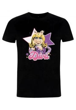 Henry Tiger DISNEY CLASSICS DIVA PIGGY - T-Shirt Print - Black | Herren -Günstiges Henry Tiger Geschäft e7715280d445446b882f41662d2bf62e