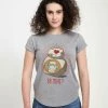 Henry Tiger Damen STAR WARS BB MINE - T-Shirt Print - Melange Grey