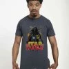 Henry Tiger STAR WARS UNISEX EMERGING THREAT - T-Shirt Print - Melange Black