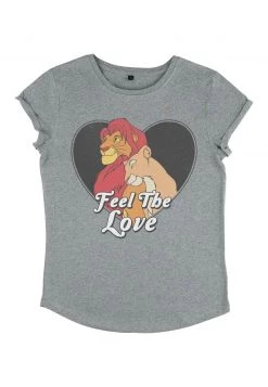 Henry Tiger DISNEY CLASSICS FEEL THE LOVE - T-Shirt Print - Melange Grey | Damen -Günstiges Henry Tiger Geschäft e8a64f76aa584866811b7b1ddcd4a510