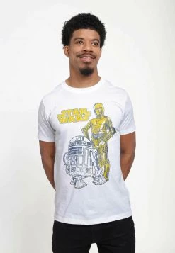 Henry Tiger Unisex STAR WARS: CLASSIC - OVERSIZED DROID FRIENDS - T-Shirt Print - White -Günstiges Henry Tiger Geschäft e8b16f3f7a904d3bbb7e1de4f92b7384