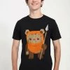 Henry Tiger Unisex STAR WARS: CLASSIC - EWOK SPEAR - T-Shirt Print - Black