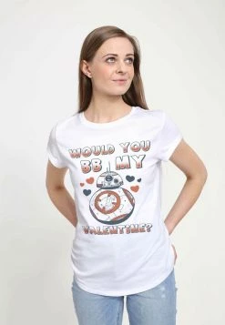 Henry Tiger Damen STAR WARS BB MY VALENTINE - T-Shirt Print - White -Günstiges Henry Tiger Geschäft e9756f6eb4a54d5cbe903d07088d124e