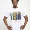Henry Tiger Unisex MARVEL VERTICAL BOXUPS - T-Shirt Print - White