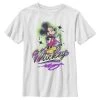 Henry Tiger Unisex DISNEY CLASSICS AIRBRUSH MICKEY - T-Shirt Print - White