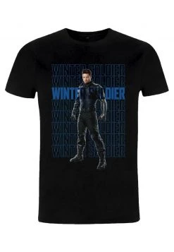Henry Tiger Unisex MARVELWINTER SOLDIER REPEATING - T-Shirt Print - Black -Günstiges Henry Tiger Geschäft ea0199cbbd1441cea68919b08554c218