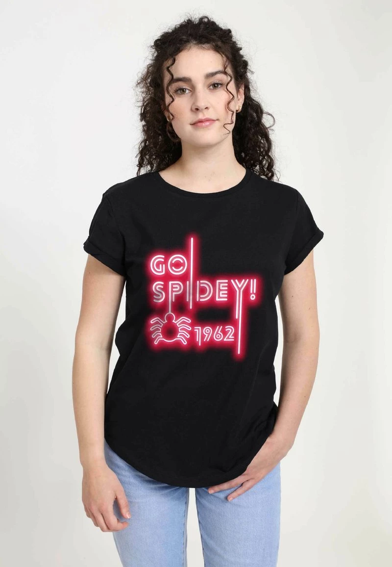 Henry Tiger Damen MARVEL SPIDER-MAN CLASSIC - GO SPIDEY - T-Shirt Print - Black 1 Henry Tiger Damen MARVEL SPIDER-MAN CLASSIC - GO SPIDEY - T-Shirt Print - Black