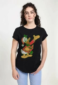 Henry Tiger DISNEY CLASSICS MICKEY CLASSIC - DUCK CAROLS - T-Shirt Print - Black | Damen