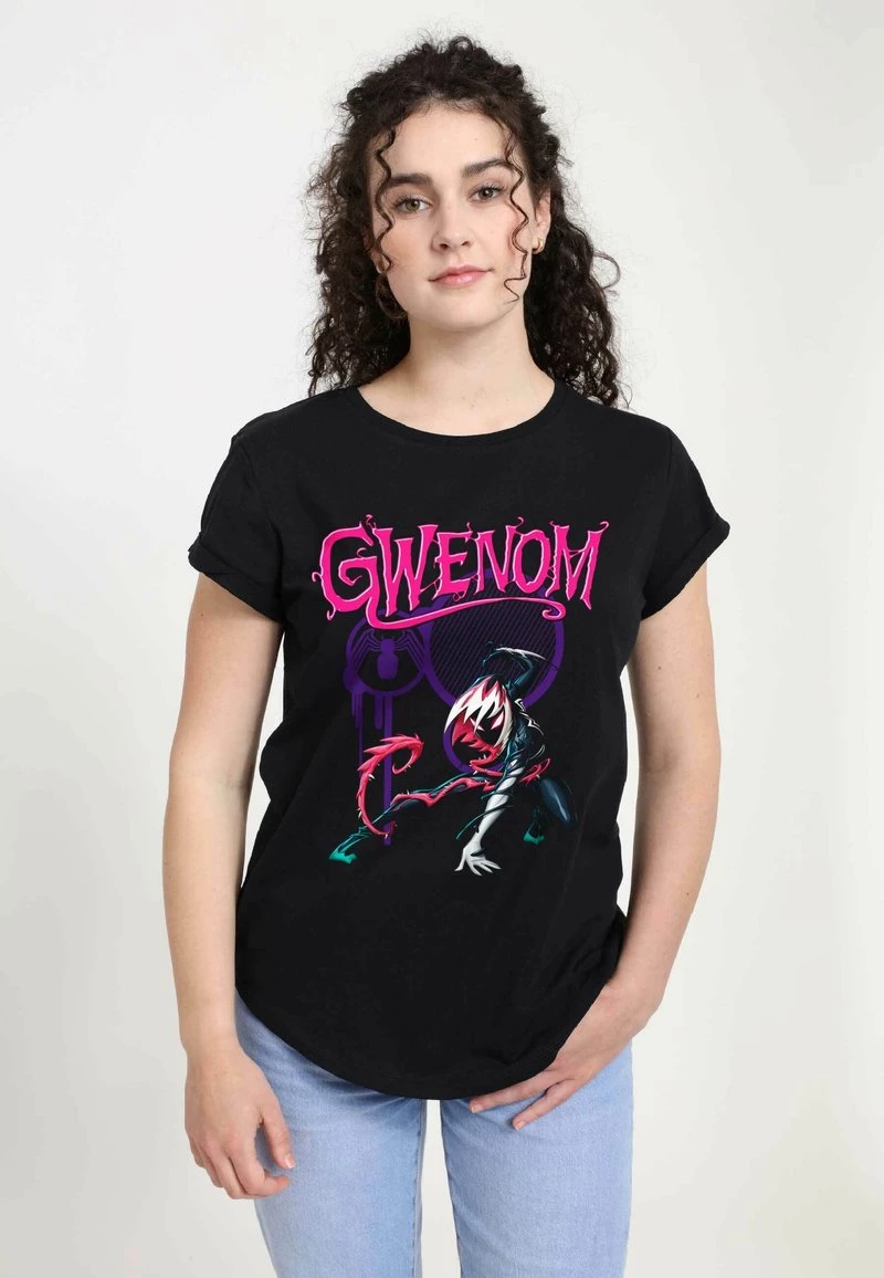 Henry Tiger Damen MARVEL OTHER - GWENOM AND ICON - T-Shirt Print - Black 1 Henry Tiger Damen MARVEL OTHER - GWENOM AND ICON - T-Shirt Print - Black