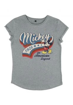 Henry Tiger Damen DISNEY CLASSICS BASEBALL AMERICANA - T-Shirt Print - Melange Grey -Günstiges Henry Tiger Geschäft ea79d18a42fb4aa5a93720c15fba15e5