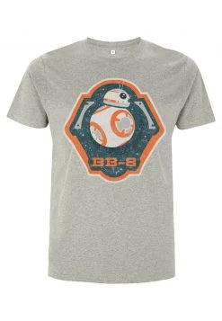Henry Tiger STAR WARS UNISEX BB8 BADGE - T-Shirt Print - Melange Grey -Günstiges Henry Tiger Geschäft eaa2564925fe4463a45569ad84fc6f33