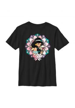 Henry Tiger Unisex DISNEY GLASS JASMINE - T-Shirt Print - Black